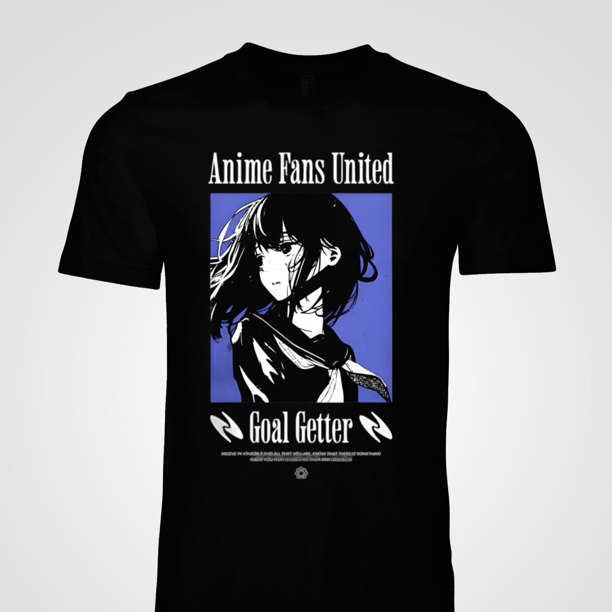 Women Anime Fans Standard Black & Purple Printed T-Shirt My Store