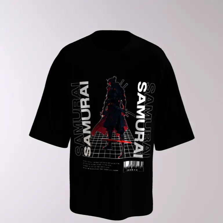 Samurai Standard T-Shirt in Black & Red My Store