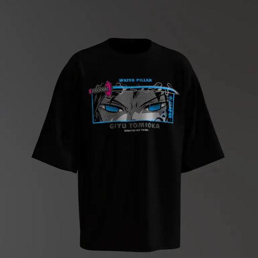 TOMIOKA Oversize Front & Back Printed Anime T-Shirt My Store