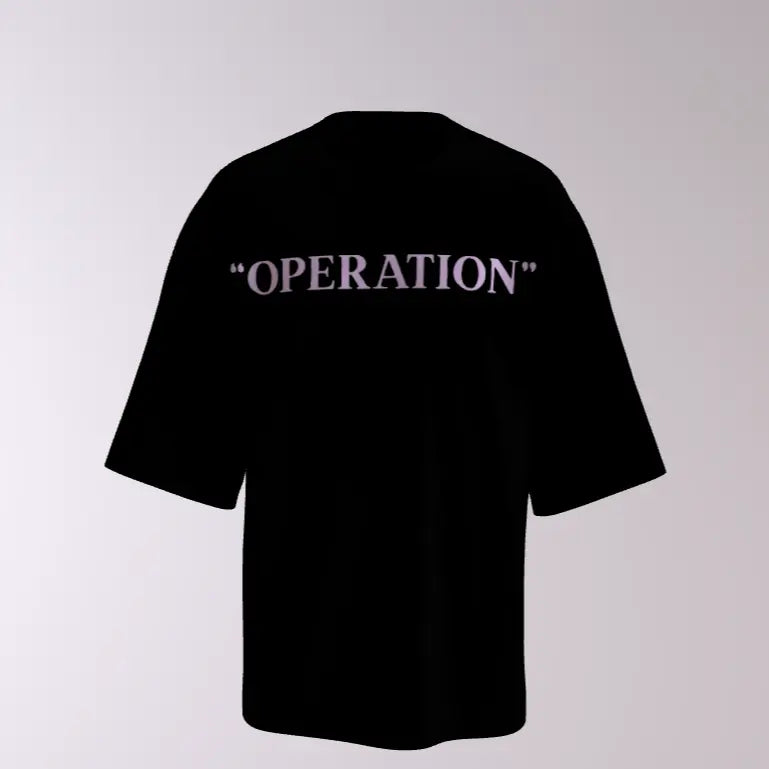 TRENVO Operation Oversized Standard T-Shirt in Black My Store