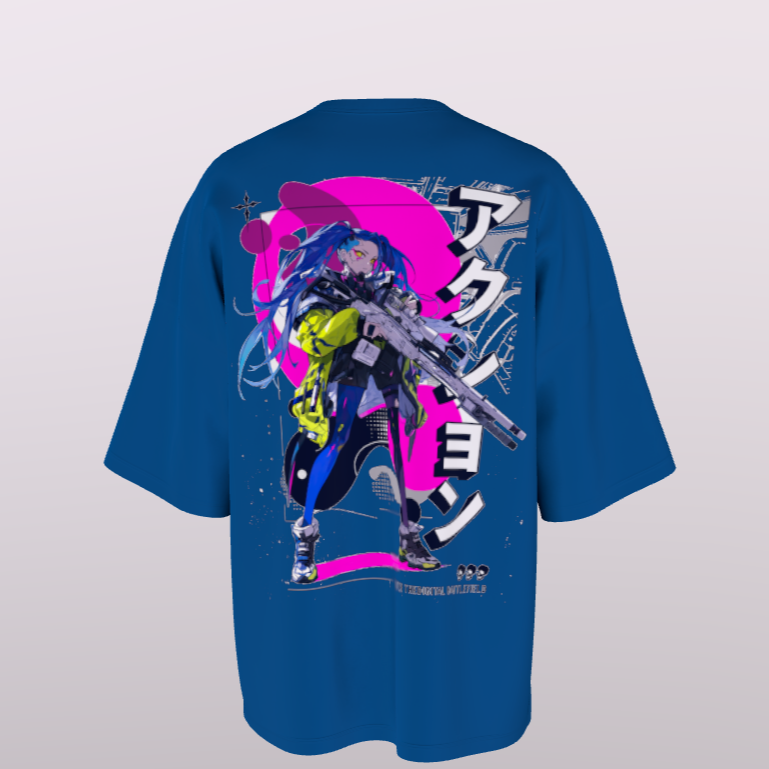Women Anime Standard Pink & White T-Shirt My Store