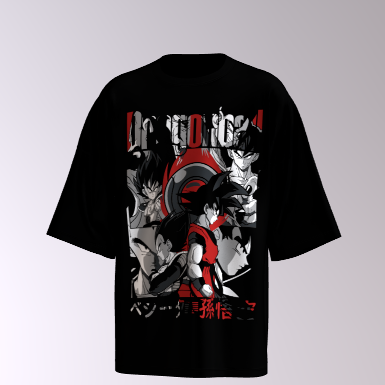 Unisex Anime DRAGON BALL Oversize T-Shirt - My Store