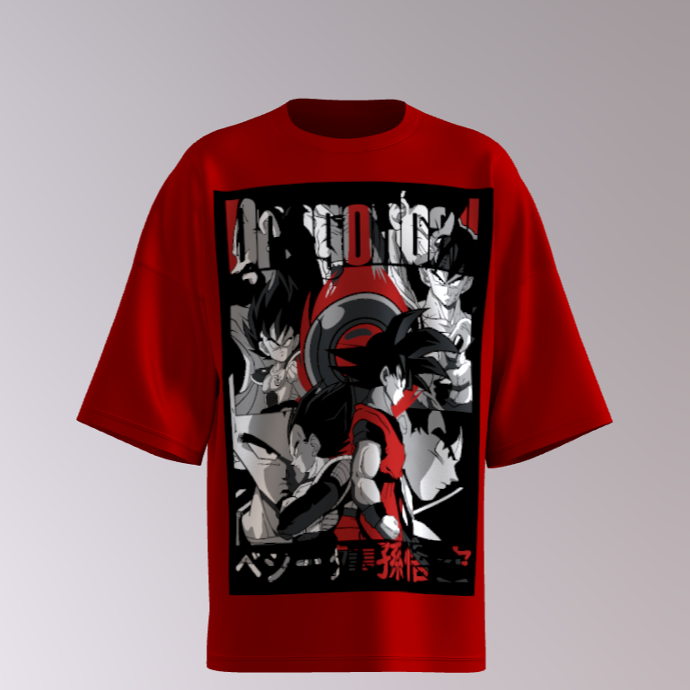 Unisex Anime DRAGON BALL Oversize T-Shirt - My Store