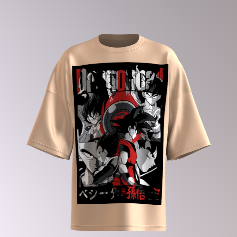 Unisex Anime DRAGON BALL Oversize T-Shirt - My Store