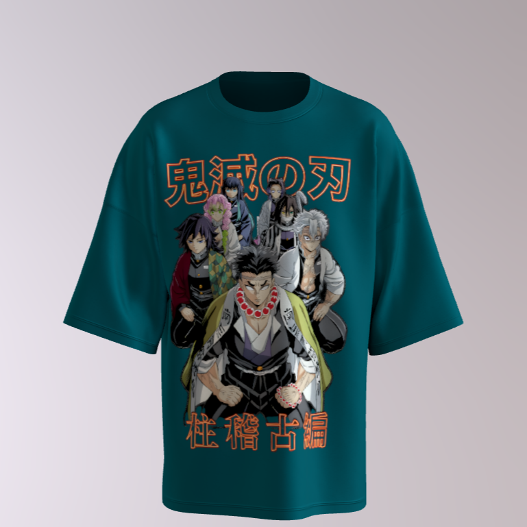 Anime Oversize Printed T-Shirt - My Store