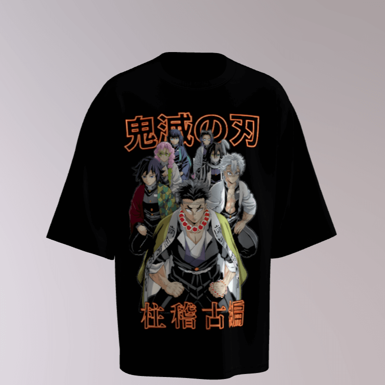 Anime Oversize Printed T-Shirt - My Store