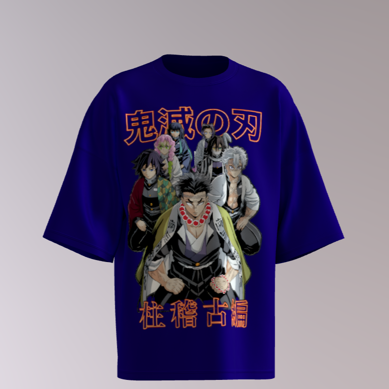 Anime Oversize Printed T-Shirt - My Store
