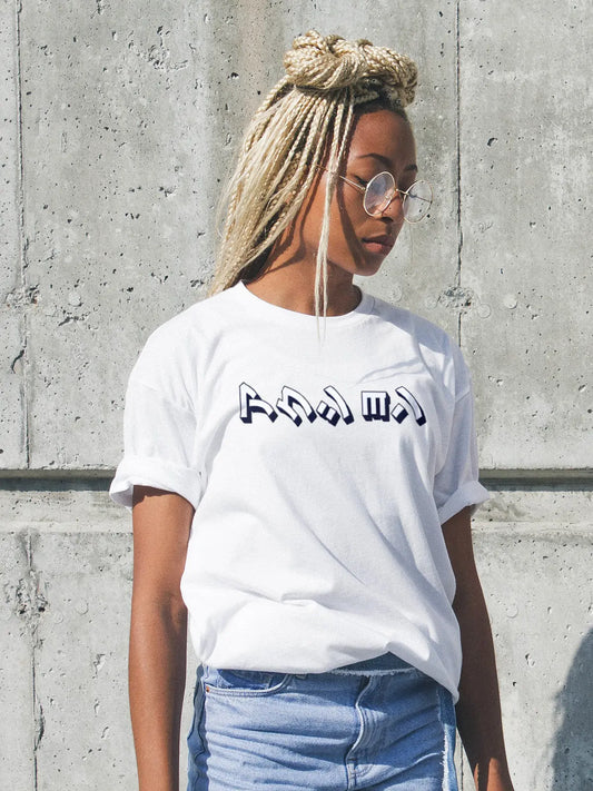 Women Anime Standard Pink & White T-Shirt My Store