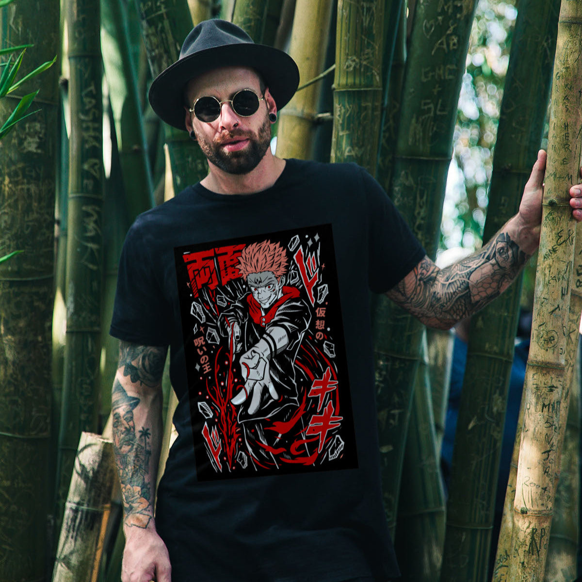 Unisex Anime Oversize Printed T-Shirt - My Store