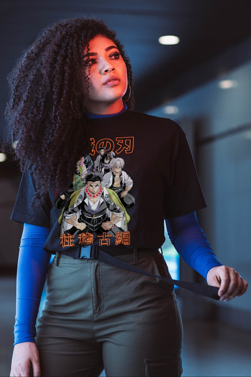 Anime Oversize Printed T-Shirt - My Store