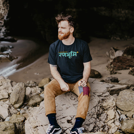 Ranbhumi Oversized Drop Shoulder Premium Front & Back Printed T-Shirt My Store