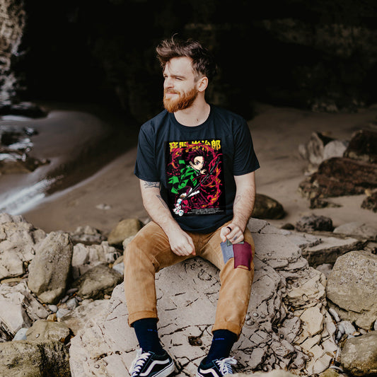 Unisex Anime Oversize Printed T-Shirt - My Store