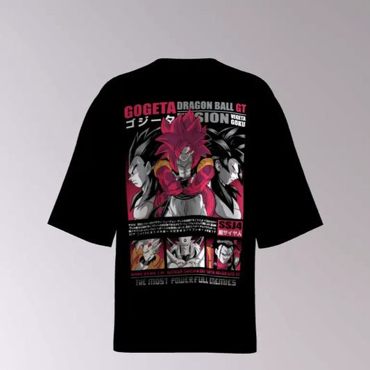 Anime GOGETA Oversize Front & Back Printed T-Shirt - My Store