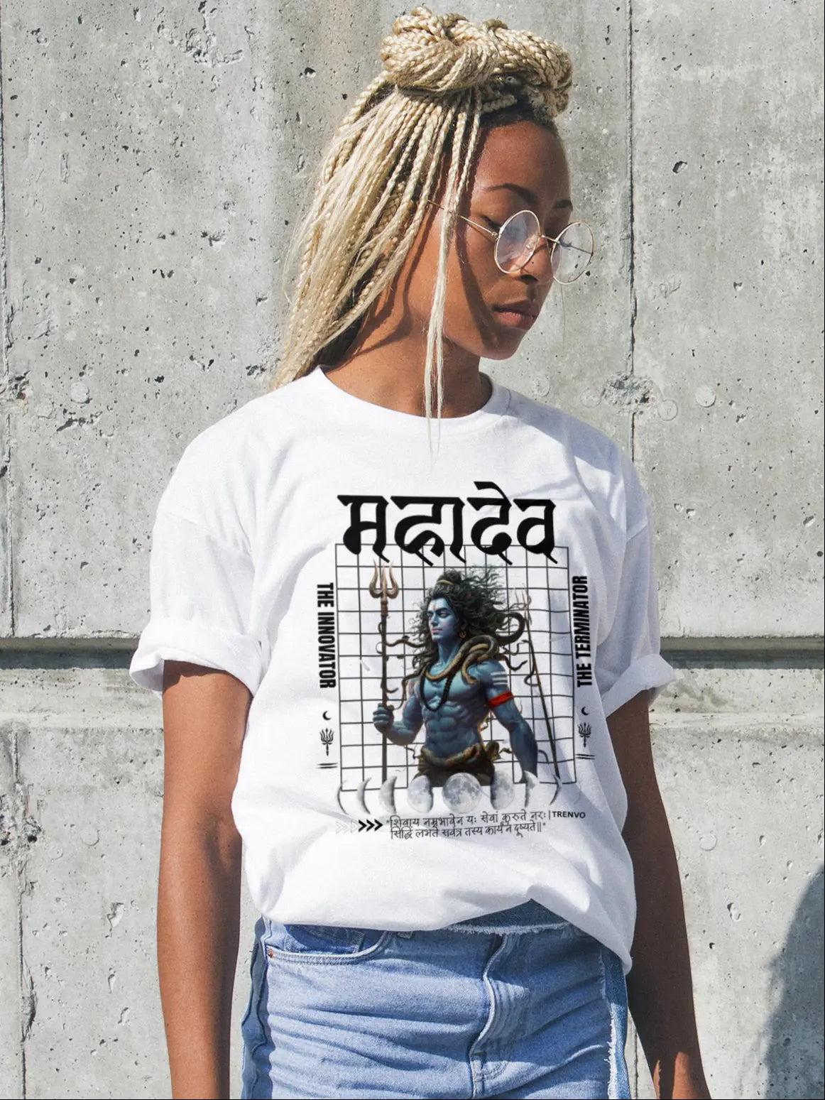 Unisex Shiv Ji Regular Fit Premium Printed T-Shirt My Store