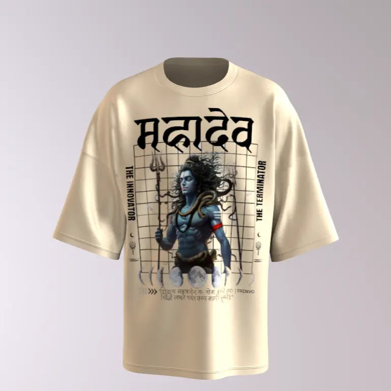 Unisex Shiv Ji Regular Fit Premium Printed T-Shirt My Store