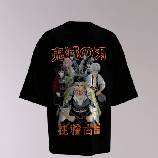 Anime Oversize Printed T-Shirt - My Store
